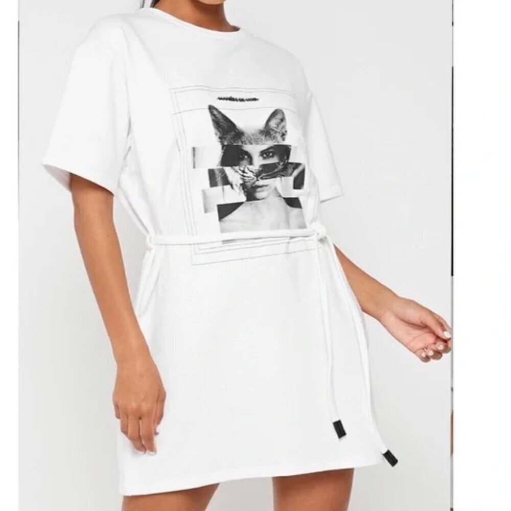 NEW Manier De Voir T-Shirt Dress SZ 14